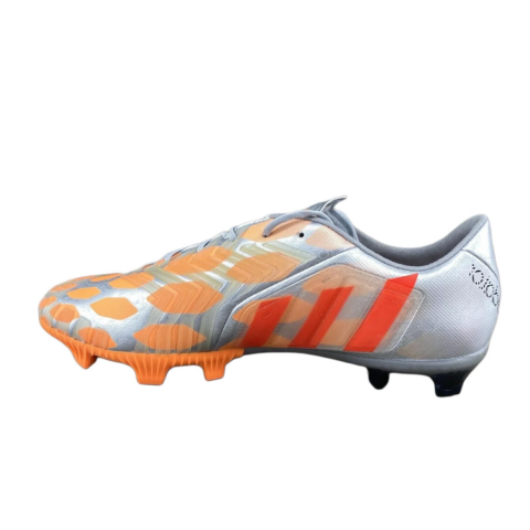 Adidas Predator Instinct FG Firm Ground Slip Resistant Abrasion Resistant Soccer Shoes Women’s Silver Orange