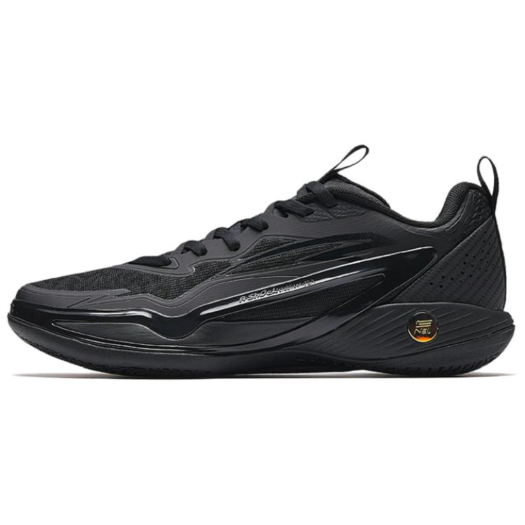 CHAOJIANTA Crazy 4 Breathable Lightweight Rebound Low top Basketball Shoes Men’s Basic Black