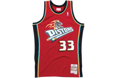 Mitchell Ness «Detroit Pistons Alternate 1999-00 Grant Hill» swingman jersey