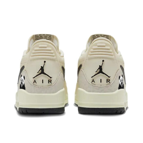 Jordan Legacy 312 Slip Resistant Abrasion Resistant Low top Vintage Basketball Shoes Women’s Beige Black