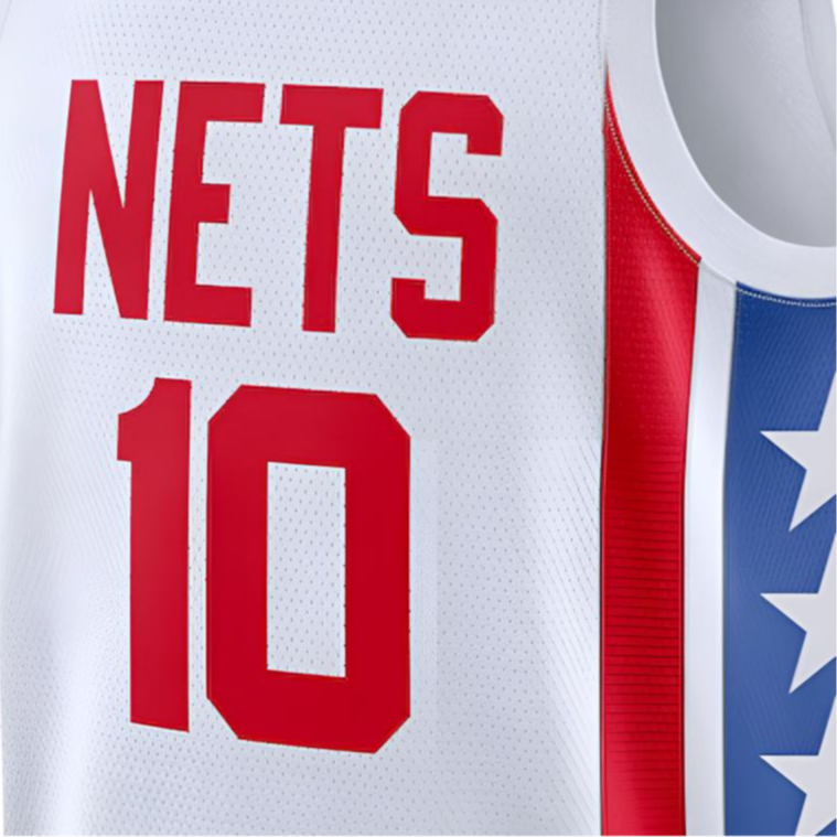 Nike Brooklyn NetsDri Fit Ben Simmons Basketball Jersey Men’s White