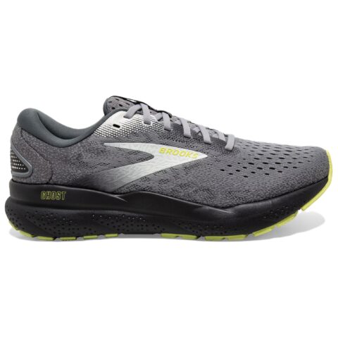 Brooks Ghost 16 Slip Resistant Abrasion Resistant Low top Running Shoes Men’s Gray