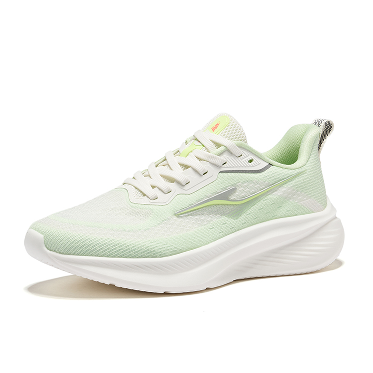 Erke Cushioning Rebound Breathable Low top Running Shoes Women’s Microcrystal White Teal