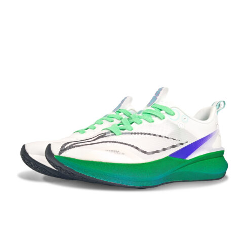 Li Ning Red Hare 8PRO Cushioning Slip Resistant Abrasion Resistant Low top Casual Running Shoes Unisex White Green