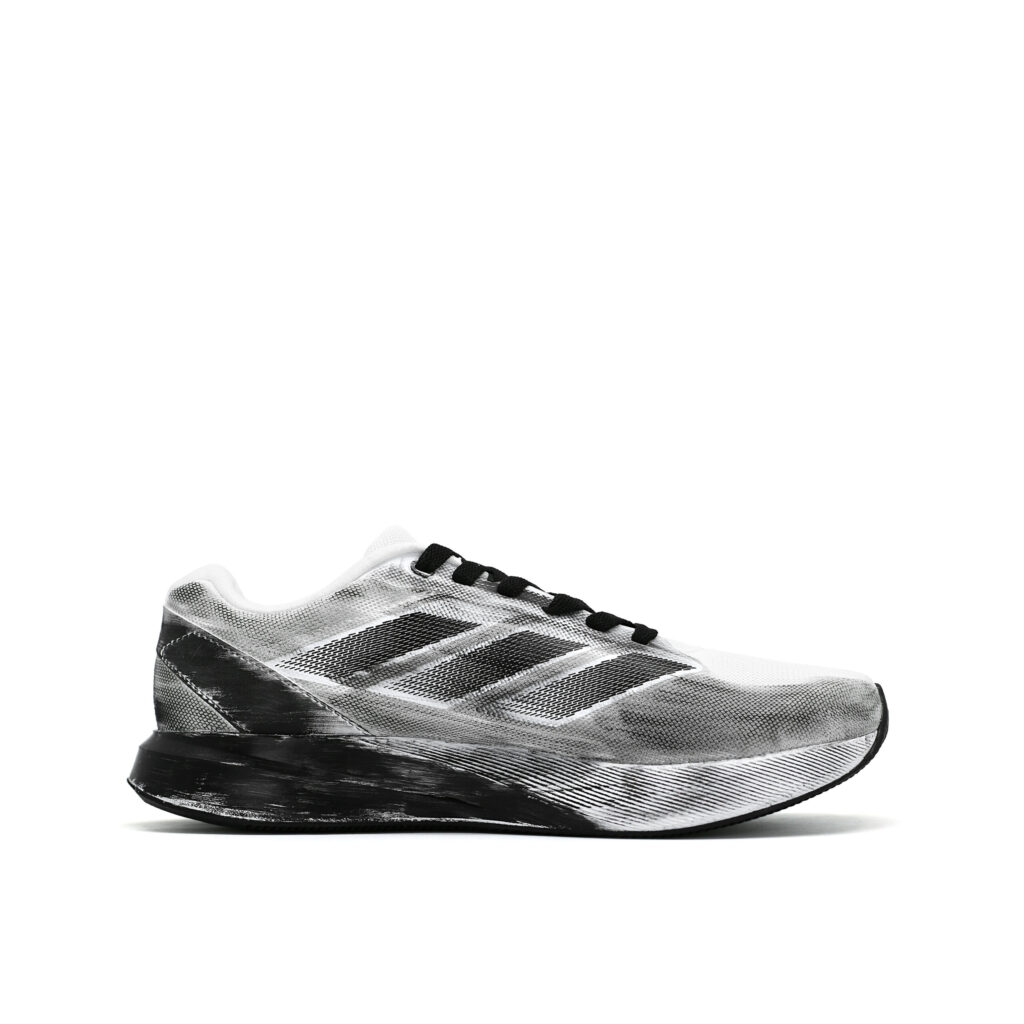 Adidas Duramo RC Cushioning Breathable Low top Running Shoes Unisex Black White