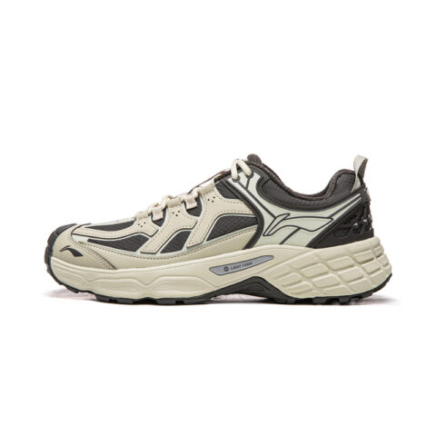 Li Ning Outdoor CF Tracing, Forest Shadow Low top Hiking Shoes Unisex Silver Birch Obsidian Oat Gray