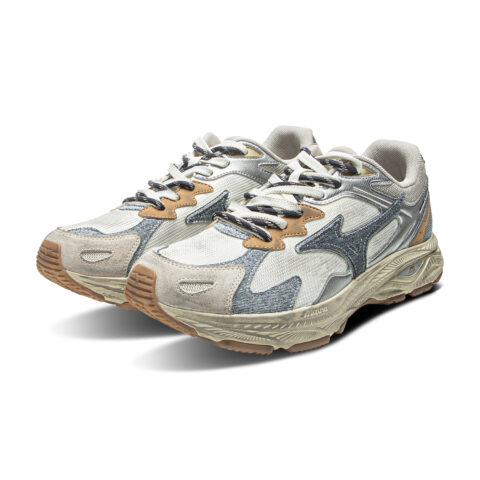 Mizuno Racer S Low top Long Distance Running Sprint Running Shoes Unisex Silver Brown