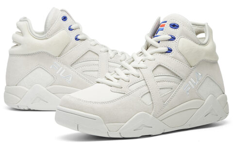FILA FUSION Cage Low top Vintage Basketball Shoes Women’s Gray White