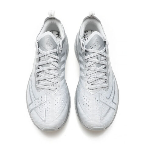 XTEP Low top Casual Marathon Training Physical Fitness Test Physical Exam Running Shoes Men’s Silver