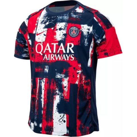 Nike Paris Saint Germain Academy Pro Home Men's Nike Dri FIT Soccer Pre Match Short Sleeve Top
