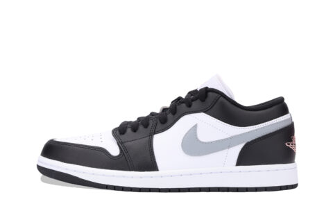 Jordan Air Jordan 1 Low top Vintage Basketball Shoes Unisex Black White Gray