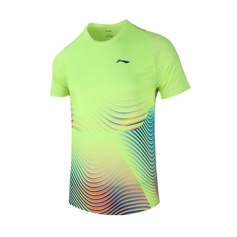 Li Ning Badminton Collection Badminton Jersey Unisex Fluorescent Yellow Green