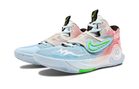 Nike KD Trey 5 X Dream Blue Pink Slip Resistant Abrasion Resistant Low top Basketball Shoes Men’s Blue Pink