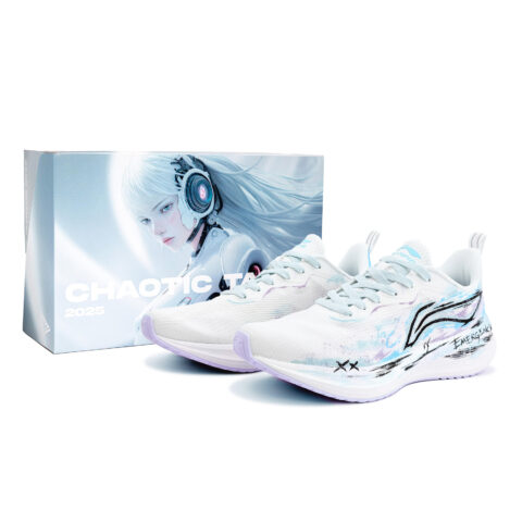 Li Ning Wuyue Cushioning Rebound Low top Casual Running Shoes Women’s Blue Purple
