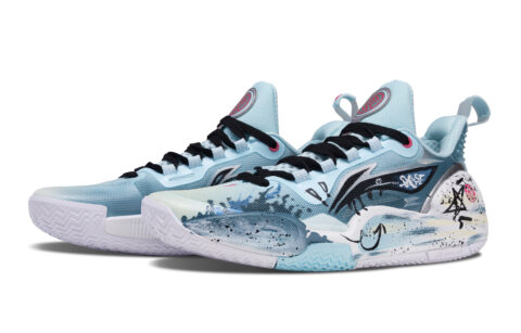 Li Ning Speed 9 Cushioning Slip Resistant Rebound Low top Basketball Shoes Men’s Blue Black