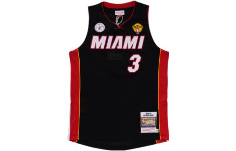 Mitchell Ness «NBA Miami Heat 2012 Dwyane Wade» road finals jersey
