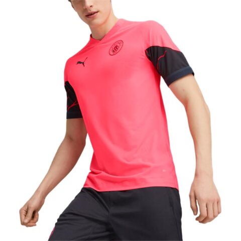 PUMA 2023 24 Manchester City Puma Pro Training Shirt Soccer Jersey Men’s Pink
