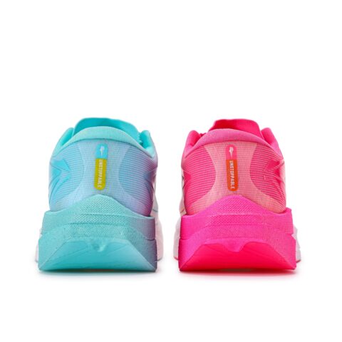 XINGHUOLI Running Shoes Unisex Low Top Red Blue BUFF Mismatched