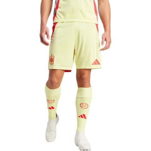 Adidas Spain 24 Away Shorts Soccer Bottom Fan Edition, Spain, Away Men’s Yellow