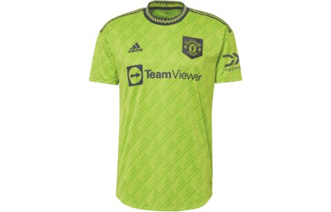 Adidas Manchester United Soccer Jerseys Men's Green Moderate Straight Fit