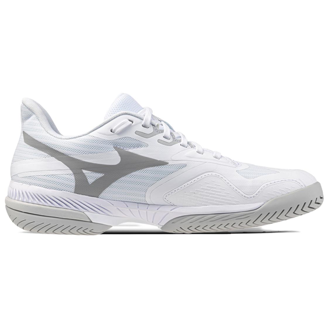 Mizuno WAVE EXCEED COURT Cushioning Slip Resistant Abrasion Resistant Low top Tennis Shoes Women’s White Gray