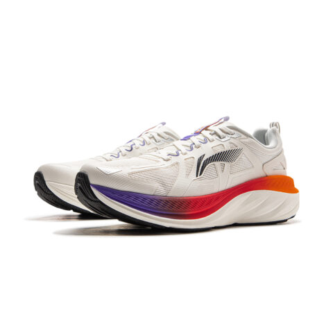 Li Ning Leisurely Running Shoes Men’s Low Top Mist White