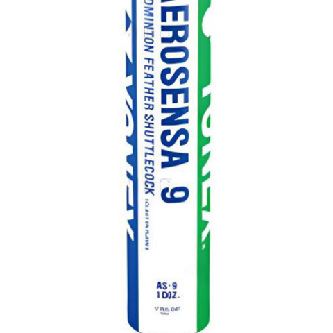 YONEX AS 9 Goose Feather Shuttlecock 12 Pack Goose Feather Outdoor Shuttlecocks