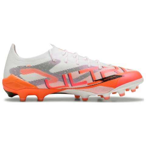 PUMA ULTRA 5 ULTIMATE AG Artificial Ground Abrasion Resistant Soccer Shoes Unisex White Black Red