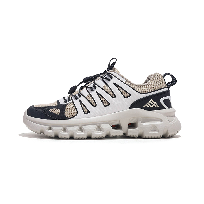 Jifffly Grip, Abrasion Resistant, Waterproof, Slip Resistant Low top Mountaineering Shoes Unisex Black Beige