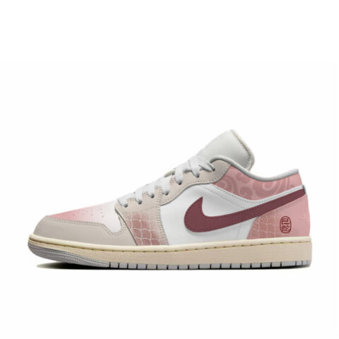 Jordan Air Jordan 1 Low top Vintage Basketball Shoes Women’s Red White