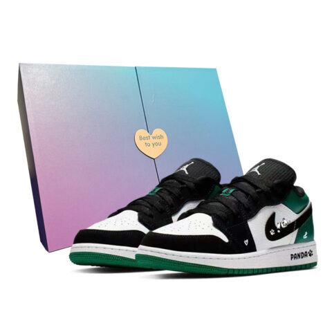 Jordan Air Jordan 1 Box, Chinese Style, Lazy Panda Cushioning Slip Resistant Abrasion Resistant Breathable