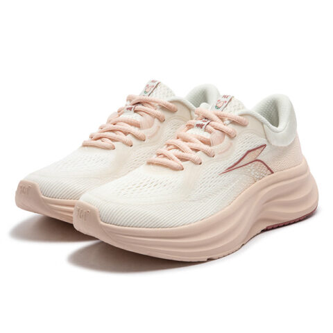 361° Breathable And Slip Resistant Low top Casual Running Shoes Women’s White Pink