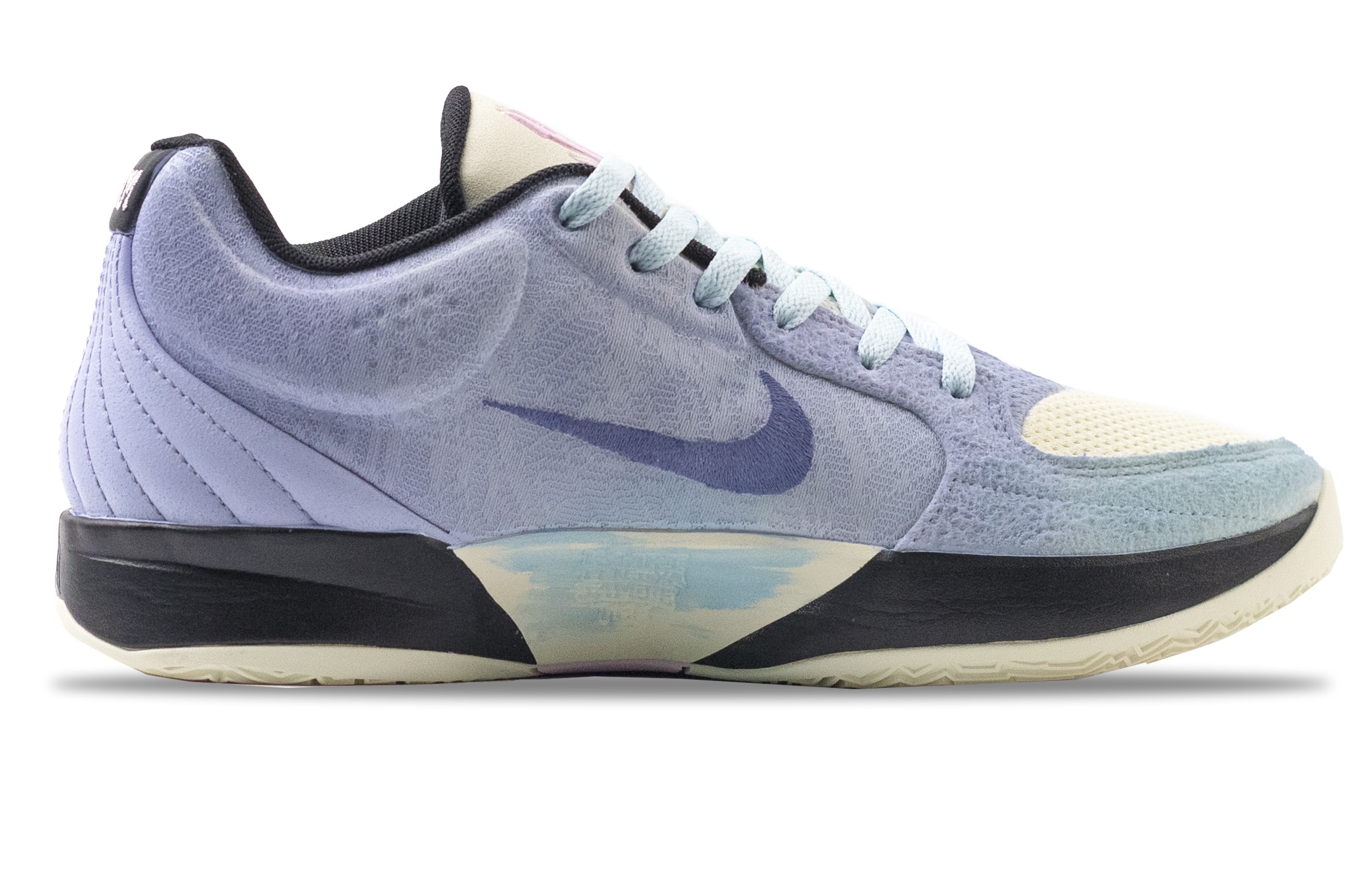 Nike Ja Morant 2 Sky City Abrasion Resistant Low top Basketball Shoes Men’s White Purple