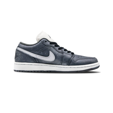 Jordan Air Jordan 1 Stars’ Ashes Abrasion Resistant Low top Vintage Basketball Shoes Unisex Gray