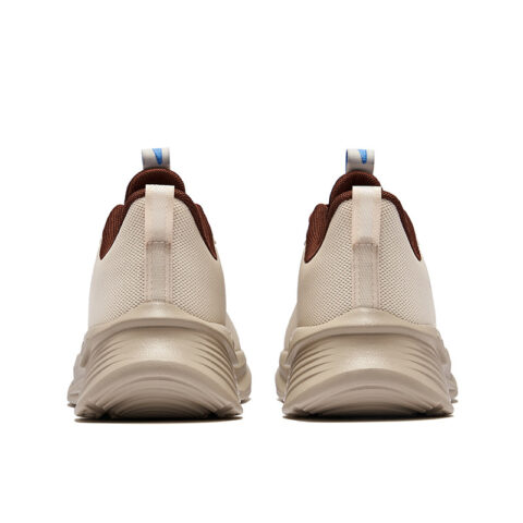 Erke Running Shoes Men’s Low Top Eggnog Gray/Mocha