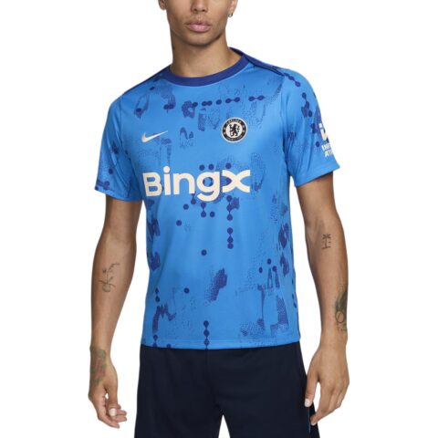 Nike Chelsea Fc Academy Pro Men's Nike Dri FIT Soccer Short Sleeve Pre Match Top