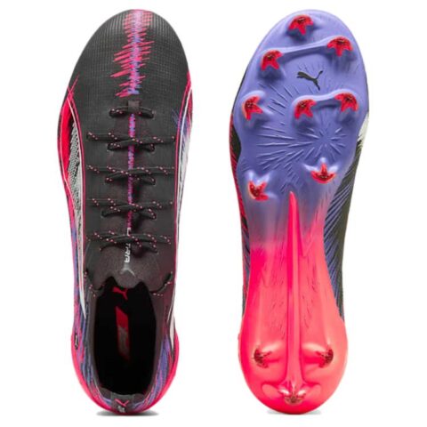 PUMA ULTRA Soccer Shoes Men’s Black Red Purple