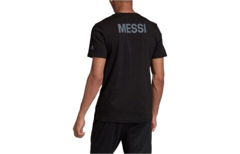 Adidas Messi Soccer Jerseys Men’s Black Moderate Straight Fit