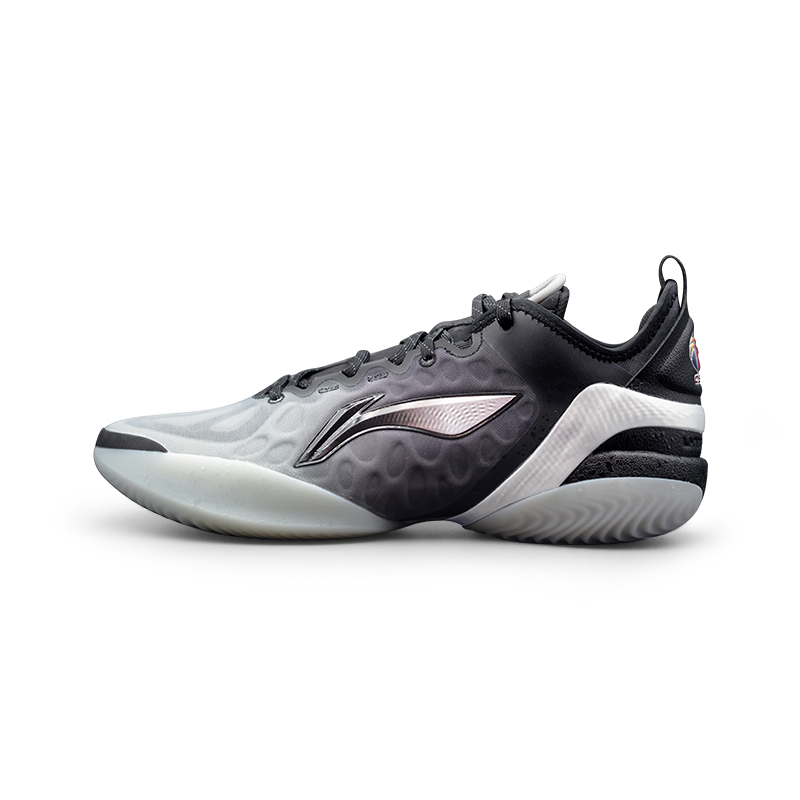 Li Ning Yushuai 19V2 Cushioning Rebound Grip Low top Basketball Shoes Men’s Gray Black