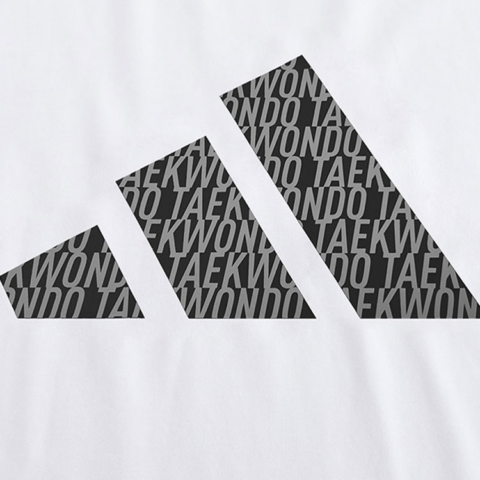 Adidas Taekwondo Casual Sportswear Unisex Set White Black+Black