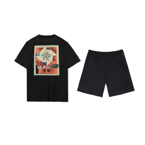 Li Ning Casual Sportswear Unisex Black+Black