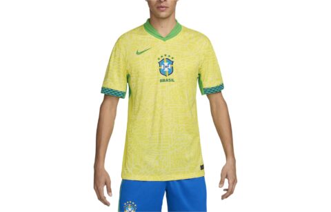 Nike Brazil 2024 Stadium Home Men’s Nike Dri-FIT Soccer Replica Jersey