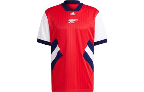Adidas Arsenal Soccer Jerseys Men's Light Scarlet Moderate Straight Fit