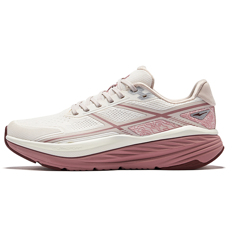 Erke Cushioning Slip Resistant Breathable Low top Casual Running Shoes Women’s Microcrystal White Painted Gray