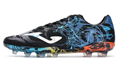 Joma FG Firm Ground Slip Resistant Abrasion Resistant Soccer Shoes Men’s Blue Black