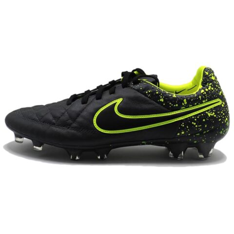Nike Tiempo Legend 5 Soccer Shoes Men’s Low Top Electric Glow Flint Stones Ink Splatter