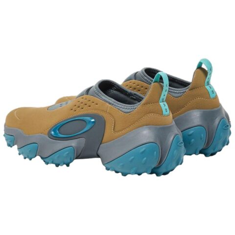 Oakley Edge Icon Slip Resistant Support Low top Golf Shoes Unisex Brown Blue