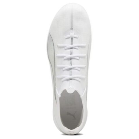PUMA ULTRA 5 ULTIMATE Abrasion Resistant Soccer Shoes Unisex White