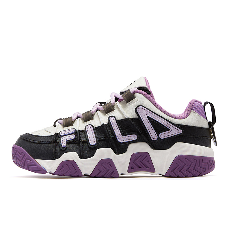 FILA FUSION BUSTER Puffy Shoes Low top Basketball Shoes Women’s Black Snow