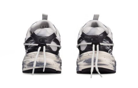 Champion Fabric Slip Resistant Abrasion Resistant Low top Running Shoes Unisex Silver Gray